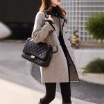 Autumn and winter Korean style new fashionable color-blocked collar jacket, women's wool coat, elegant casual versatile wool top for women - Image 3