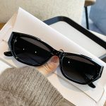 2026 European and American New Cross-border Sunglasses TR90 Cat's Eye Small Frame Polarized Mirror Unisex Rhinestone Decorative Sunglasses - Image 2