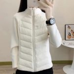 Light cotton clothes women's autumn and winter liner yoga stand-up collar autumn edition slim fashion slimming warm splicing thick coat women - Image 3