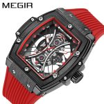 New Meigel Megir Men's Watch Douyin Explosive Fashion Square Luminous Sports Watch Men's 8109 - Image 3